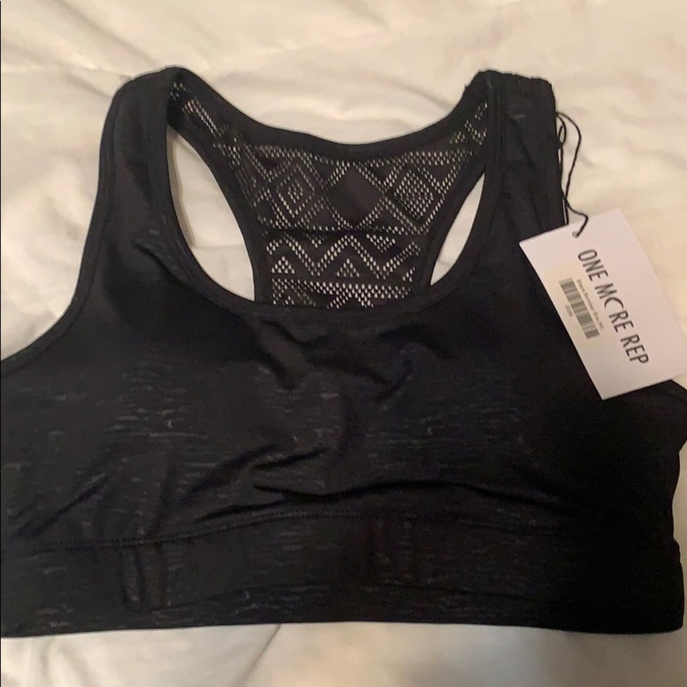 ZYIA black bomber bra